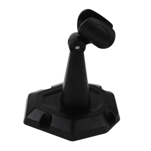 Image of HINTRMENT Adjustable Barcode Scanner Holder Mount with Strong Stability, Black Plastic Stand for Hands-free Scanning in Supermarket and Stores, Compatible with Pos Systems and Barcode