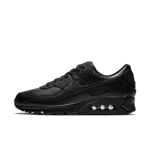 Image of Nike AIR MAX 90 LTR, Men's Running Shoe, Black Black Black, 9 UK (44 EU)