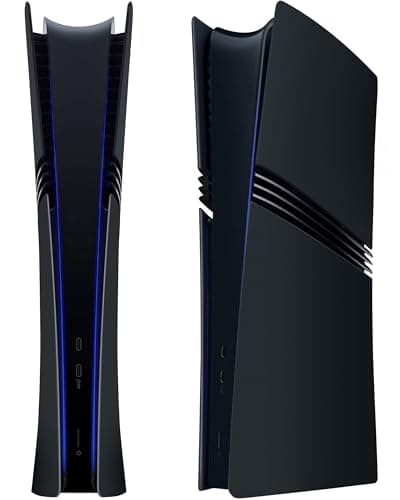 Image of Joso Faceplate for PS-5 Pro Digital Edition, Anti-Scratch Dustproof Case Replacement, Cover Skin Fit for PS5 Pro Console (Digital Version), Plates for PS5 Accessories, Easy Installation - Black
