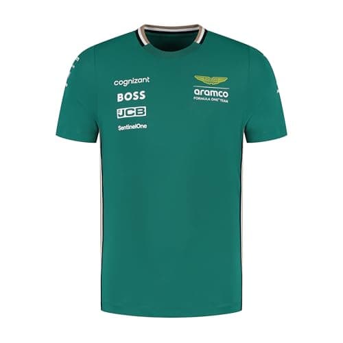Image of Aston Martin F1 2025 Men's Team Tshirt Green - Size: XXL