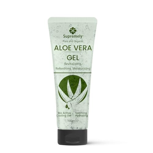 Image of Supremely, Pure Organic Aloe Vera Gel – Hydrating & Soothing Skin Care | Vegan, Cruelty-Free, After Sun Care – 100ml