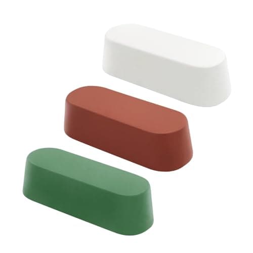 Image of scottchen PRO Buffing Polishing Cutting Compounds 210g. Kit 70g/pcs - Green Fine/White Medium/Brown Coarse - 3 PCS
