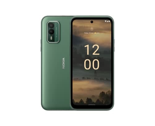 Image of Nokia XR21 5G 6.49” Smartphone with 64MP AI camera, 2-day Battery life, 6GB/128GB Storage, IP69K Water & Dust-proof, Drop-proof with MIL-STD-810H level durability, Dual Sim - Green