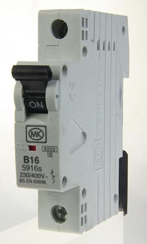 Image of MK Electric Sentry 16A Single Pole Type B MCB