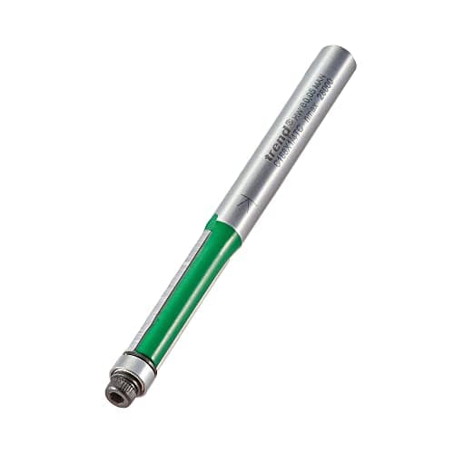 Image of Trend CraftPro Guided Trimmer Router Cutter Bit, 1/4 Inch Shank, 6.35mm Cut Diameter & 25.4mm Cut Length, Tungsten Carbide Tipped, C168X1/4TC