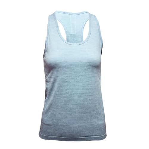 Image of TriDri Womens/Ladies Multi Sport Melange Seamless 3D Vest (L) (Sky Blue)