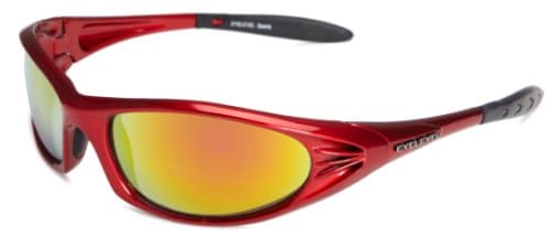Image of Eyelevel Jackson Wrap Sports Sunglasses for Men - Red Men’s Wraparound Sunglasses - With UV400 Protection & CAT3 Lens