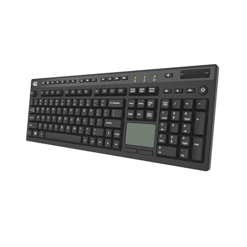 Image of Adesso EasyTouch 445 Multi-Channel Wired Touchpad Keyboard, Black (AKB-445UB)