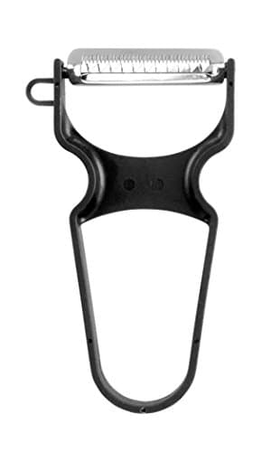 Image of Chef Aid Julienne Peeler, Black, 11.8 x 9.2 x 2.2 cm