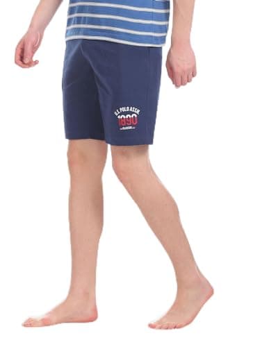 Image of U.S. Polo Assn. Men Shorts, Mid Blue, S