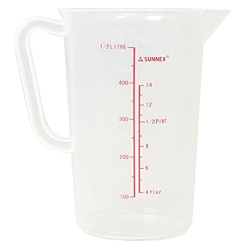 Image of Zodiac 86021 Polypropylene Measuring Jug 0.5 L