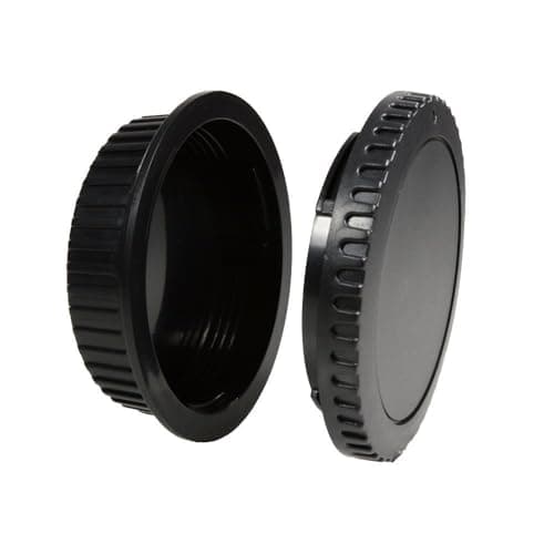Image of REFLEX CAMERA Body Cap + Rear Lens Cap Kit for Sony E Mount Cameras – Protective Dustproof Cover Set for Camera Body & Lens Mount