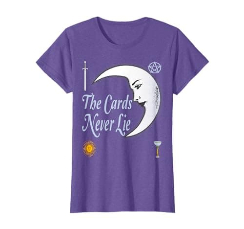 Image of Tarot Card Reader Deck Sun Wands Moon Pentacle Cup T-Shirt