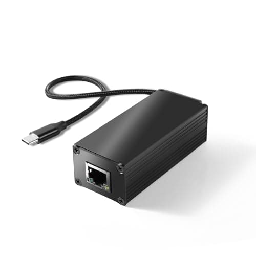 Image of REVODATA 25W Gigabit PoE to USB-C Driver Converter for Phone/Tablet, PoE to Type-C Power Output with Ethernet Adapter, 5V/9V/12V/15V/20V Adaptive Output, Wired Broadband and PD Charging(GPD2CAT-20V)