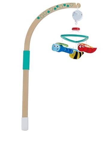 Image of Hape Sweet Dreams Baby Mobile, Baby Sensory Toy with Soothing Music, 0M+