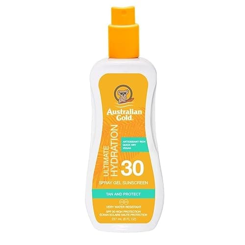 Image of Australian Gold SPF 30 Plus High Protection Water Resistant Spray Gel 237ml