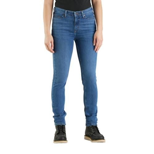 Image of Carhartt Women's Rugged Flex Tapered Jeans, Laurel., 8