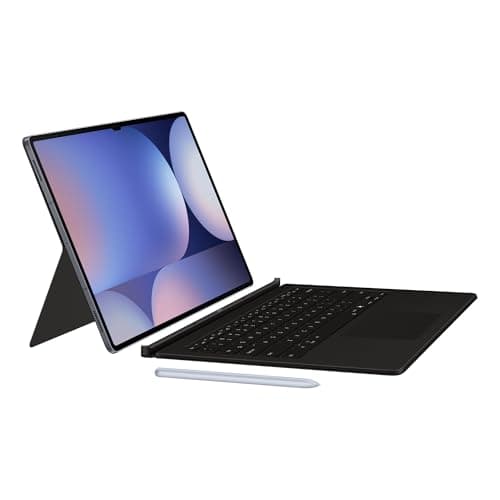 Image of Samsung Galaxy Official AI Book Cover Keyboard with Trackpad for Galaxy Tab S10 Ultra, S9 Ultra, Black
