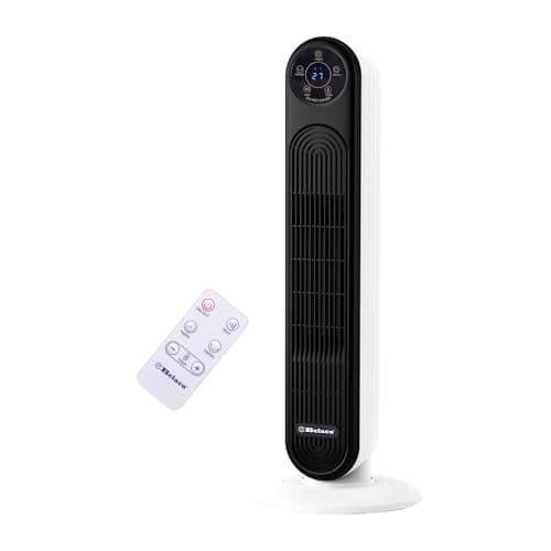 Image of Belaco 2000W PTC Ceramic Tower Heater with Remote Control, Digital Display, 12 Hour Timer, Oscillating Electric Portable Heater for Home Office Bedroom, Overheat & Tip-Over Protection