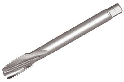 Image of Dormer E258M12 Series E258 HSS-E-PM 15 Degrees Spiral Flute Machine Tap Metric with Bright Finish, DIN376 Standard, M12 x 1.75 mm Thread, 110 mm Length