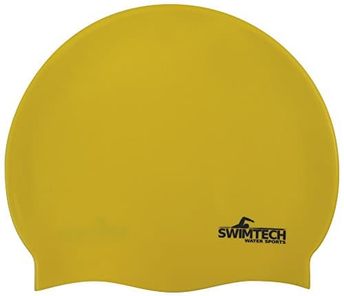 Image of SwimTech Silicone Swim Cap Sky Blue