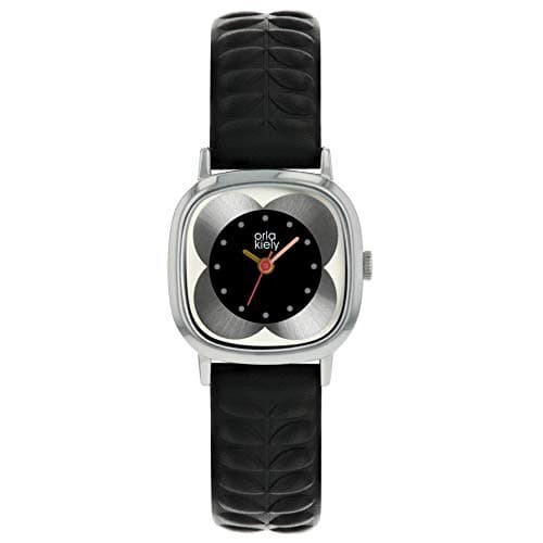 Image of Orla Kiely Womens Analogue Classic Quartz Watch with Leather Strap OK2301