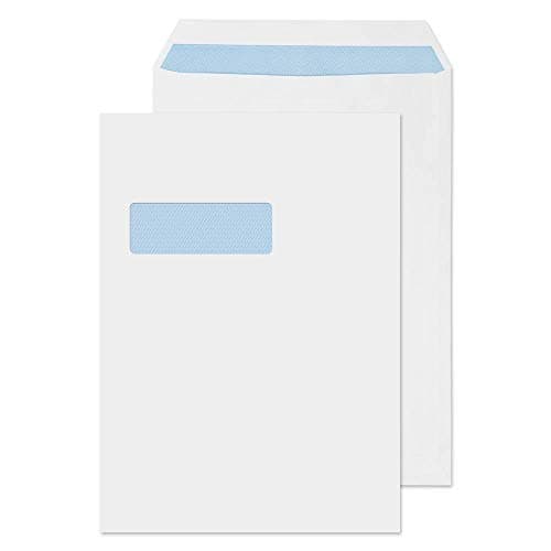 Image of Blake Purely Everyday C4 324 x 229 mm 95gsm Self Seal Window Pocket Envelopes (FL3892) White - Pack of 250