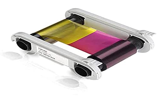 Image of Evolis R5F002EAA Printer Ribbon – for Evolis Zenius, Primacy, Black, Cyan, Red, Yellow, Thermal Transfer