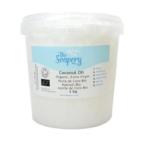 Image of Extra Virgin Coconut Oil 1kg, Pure, Raw, Certified Organic, Cold pressed