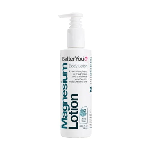 Image of BetterYou Magnesium Body Lotion, Nourishing Blend of Natural Zechstein Transdermal Magnesium and Shea Butter to Soften and Moisturise Skin, Palm-Oil Free, 180ml