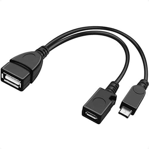 Image of PremiumCord USB to Micro USB Adapter, OTG, Black, 14cm