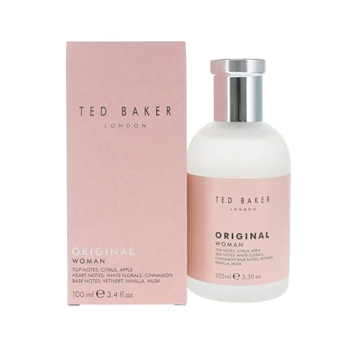 Image of Ted Baker Woman Pink Eau de Toilette Floral Green & Fruity Perfume for Women with Peach, Bergamot, Apple, Tangerine Musk & Vanilla,Gift Idea, 3.38 fl oz / 100ml