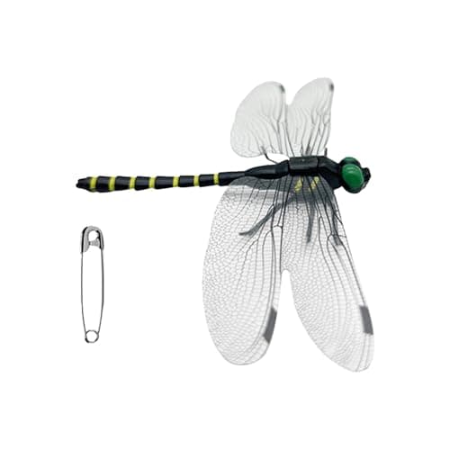 Image of Generico Pickele Toy | Dragonfly Realistic Birds Dragonfly Figure | Skilled Decoration Figure, Bird Defense Garden Ornament for Balcony Terrace