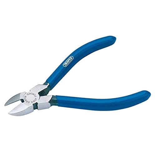 Image of Draper 19646 Spring Loaded Diagonal Side Cutter, 115mm , Blue