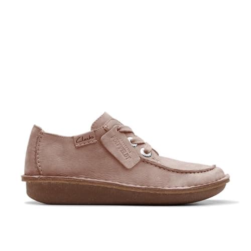 Image of Clarks Funny Dream Womens Light Pink Suede, 5.5