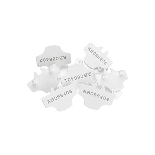 Image of Numbered Seal, White, Pack of 500