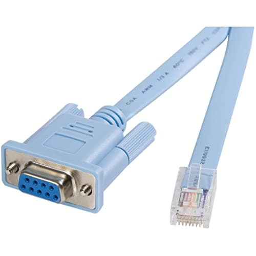 Image of StarTech.com 6 ft RJ45 to DB9 Cisco Console Management Router Cable - M/F Serial Console Cable (DB9CONCABL6)