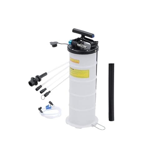 Image of KATSU Manual Pneumatic Oil Extractor Pump 6.5 L Fluid Evacuator Motor Engine Oil Change Petrol Fuel Transfer Vacuum Suction Pump with 4 Probes for Cars Motorbikes Marine