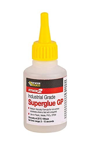 Image of Everbuild 2 X CYN20 20g General Purpose Industrial Superglue - Clear