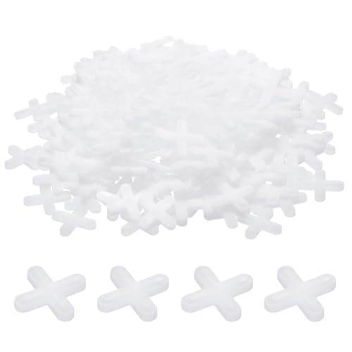 Image of sourcing map 200pcs Tile Spacers 5mm Hard Plastic Cross Tiles Leveler Spacer Installation Ceramic Spacing Clips for Wall Floor
