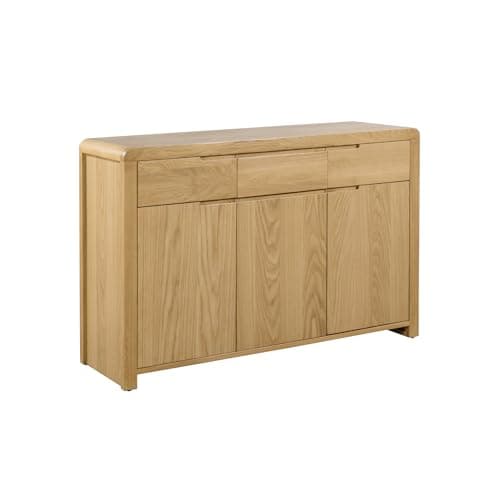 Image of Julian Bowen Curve Sideboard, Oak