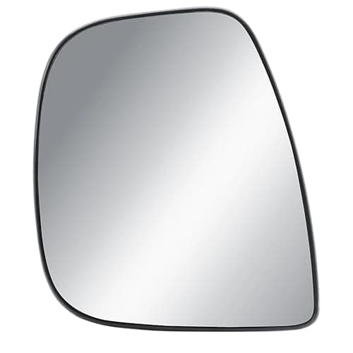 Image of Passenger Left Side N/S Door Wing Mirror Replacement Glass Heated with Back Plate for Citroen Dispatch Berlingo Peugeot Expert Partner Vauxhall Vivaro Combo Fiat Scudo Doblo 2016-2025