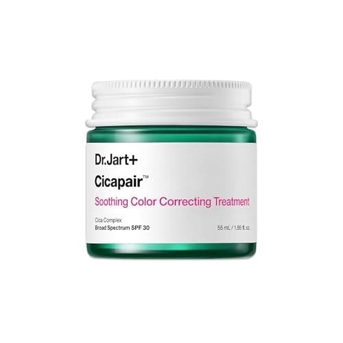 Image of Dr.Jart+ Cicapair Soothing Colour Correcting Treatment SPF 30 with Centella Asiatica Extracts | cc cream | Rosacea Treatment | Korean Skin Care, 55 ml