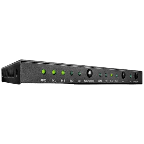 Image of Lindy 4 Port HDMI 2.0 18G Switch with Audio