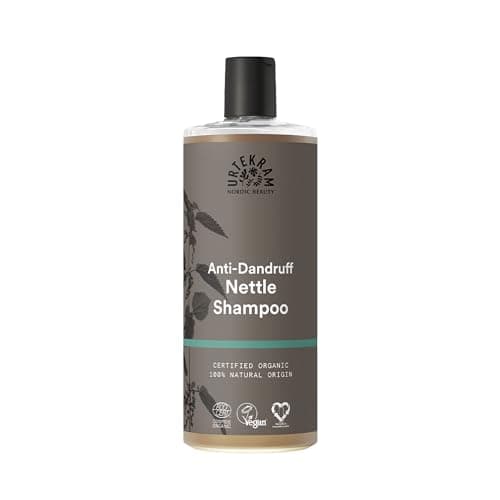 Image of Urtekram Nettle Shampoo for Itchy Scalp - Soothing Anti Dandruff Shampoo, Nettle & Aloe Vera, Irritation & Dry Scalp Relief, Organic Hair Care Treatment, Natural Ingredients, 500 ml (Pack of 1)