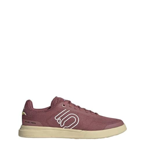 Image of Five Ten, Sleuth DLX Canvas Cycling Shoe - Women's, Quiet Crimson/Ftwr White/Core Black, 6
