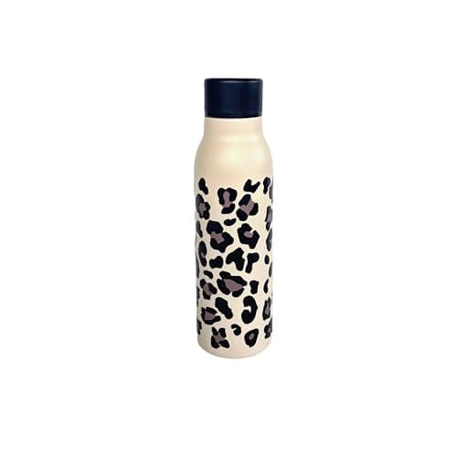 Image of Beau & Elliot Stainless Steel Vacuum Insulated Drinks Bottle, 500ml (Leopard)
