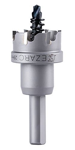 Image of EZARC Tungsten Carbide Teeth Hole Saw (Hole Cutter) Heavy Duty for Stainless Steel, Industrial Grade 29mm