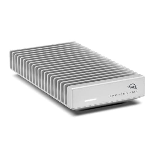 Image of OWC Express 1M2 80Gb/s Portable NVMe SSD USB4 (Thunderbolt5 / USB4 /USB-C) Ultra Fast External SSD Drive with Aluminum Heat Sink, MacBook Pro and Mac Mini M4