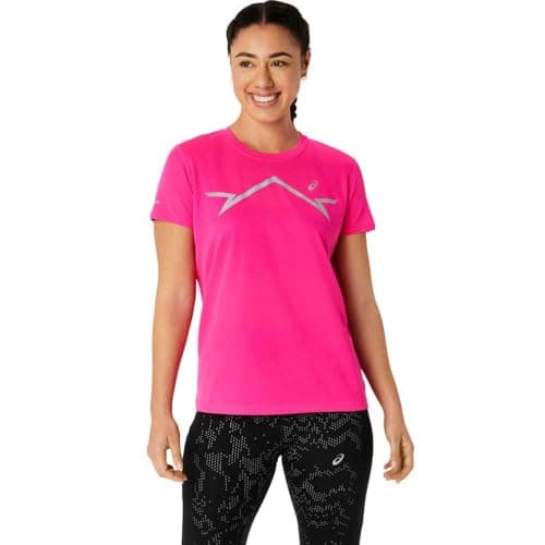 Image of ASICS 2012C938-700 LITE-Show SS TOP T-Shirt Women's Pink GLO Size S